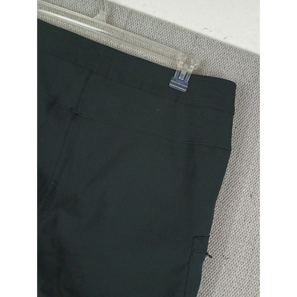 Mountain Hardwear Dynama Shorts Women 16 Black Excellent Hiking Athletic Stretch - Picture 6 of 11